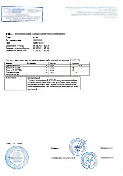 Купить анализ T-spot. Анализ T-spot